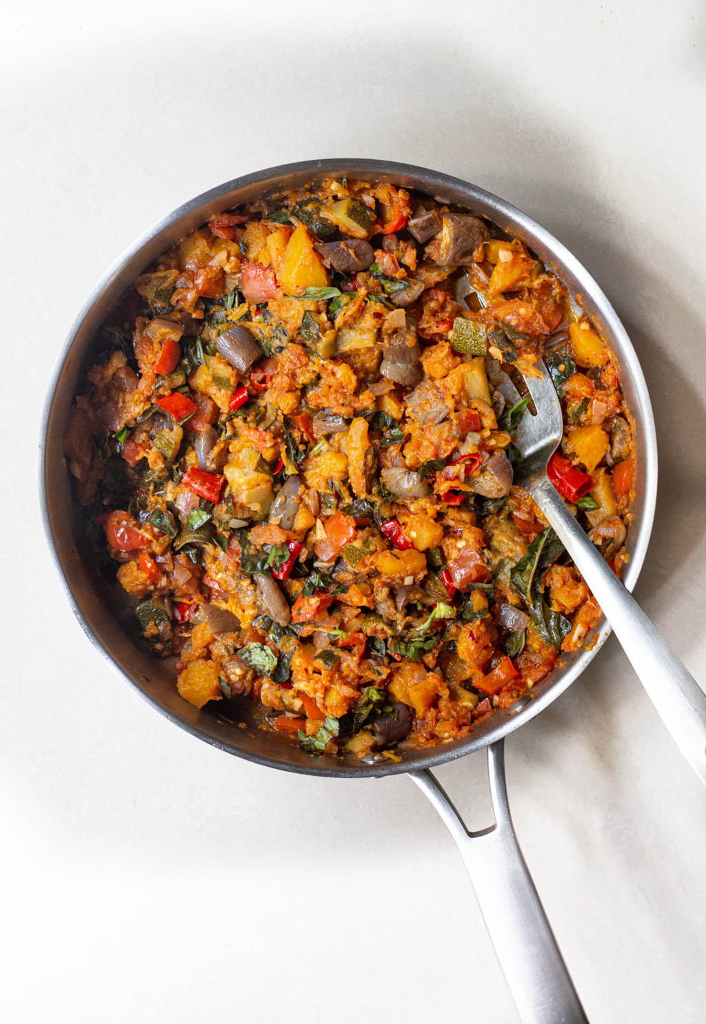 The Blurry Lime | STOVETOP RATATOUILLE WITH PUMPKIN